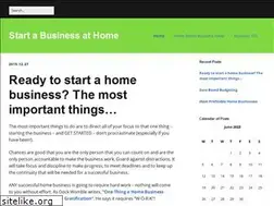 Sites similar to startabusinessathome.com
