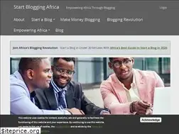 Sites similar to startblogging.africa
