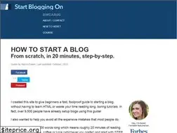 Sites similar to startbloggingonline.com