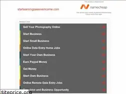 Sites similar to startearningpassiveincome.com