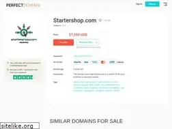 Sites similar to startershop.com