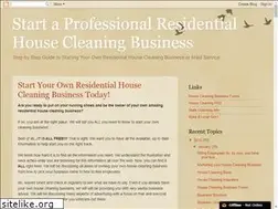 Sites similar to starthousecleaningbusiness.info