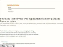 Sites similar to startingandsustaining.com