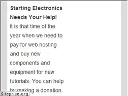 Sites similar to startingelectronics.com
