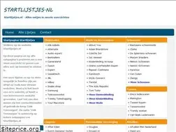 Sites similar to startlijstjes.nl