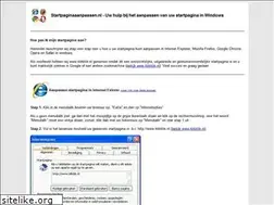 Sites similar to startpaginaaanpassen.nl