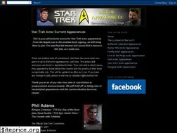 Sites similar to startrekappearances.blogspot.com