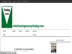 Sites similar to startsavingmoneytoday.com