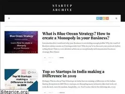 Sites similar to startuparchive.com
