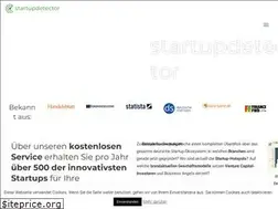 Sites similar to startupdetector.de