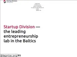 Sites similar to startupdivision.eu