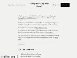 Sites similar to startuphacks.vc