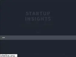 Sites similar to startupinsights.co