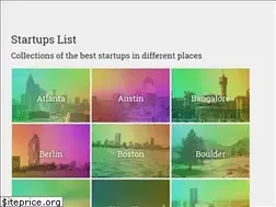 Sites similar to startups-list.com