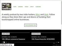 Sites similar to startuptosomething.com