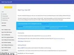 Sites similar to startyourownisp.com