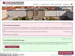 Sites similar to stasi-museum.de