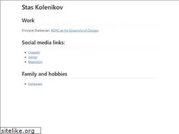 Sites similar to staskolenikov.net