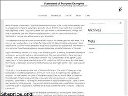 Sites similar to statementofpurposeexamples.com