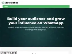 Sites similar to statfluence.com