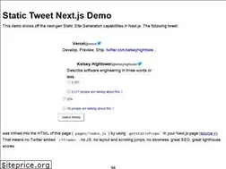 Sites similar to static-tweet.vercel.app