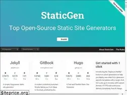 Sites similar to staticgen.com