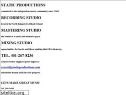Sites similar to staticproductions.com