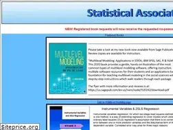 Sites similar to statisticalassociates.com