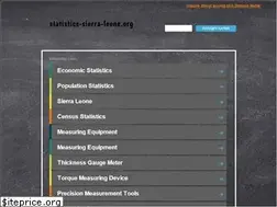 Sites similar to statistics-sierra-leone.org