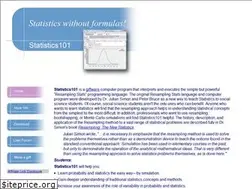 Sites similar to statistics101.net