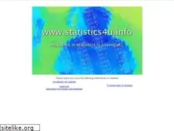 Sites similar to statistics4u.com