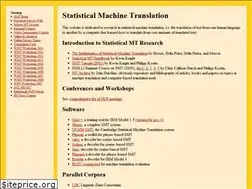 Sites similar to statmt.org