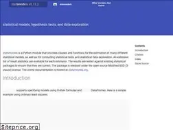 Sites similar to statsmodels.org