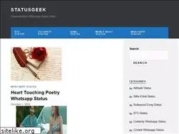 Sites similar to statusgeek.net