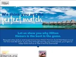Sites similar to statusmatch.hiltonhonors.com