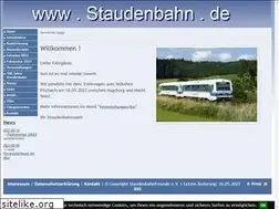 Sites similar to staudenbahn.de