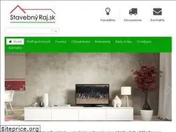 Sites similar to stavebnyraj.sk