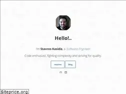 Sites similar to stavroskasidis.com