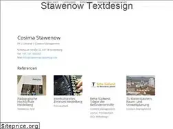 Sites similar to stawenow-textdesign.de