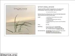 Sites similar to stay-in-balance.de