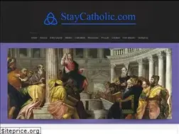 Sites similar to staycatholic.com