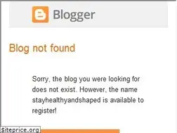Sites similar to stayhealthyandshaped.blogspot.com