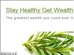 Sites similar to stayhealthygetwealthy.com