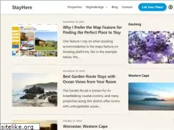 Sites similar to stayhere.co.za