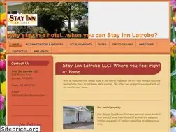 Sites similar to stayinnlatrobe.com
