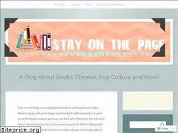 Sites similar to stayonthepage.wordpress.com