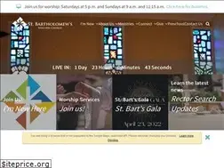 Sites similar to stbartschurch.org