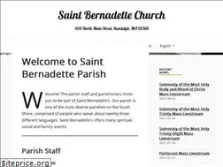 Sites similar to stbernadette.us