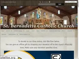 Sites similar to stbernadettechurchhouma.com