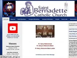 Sites similar to stbernadetteparish.org